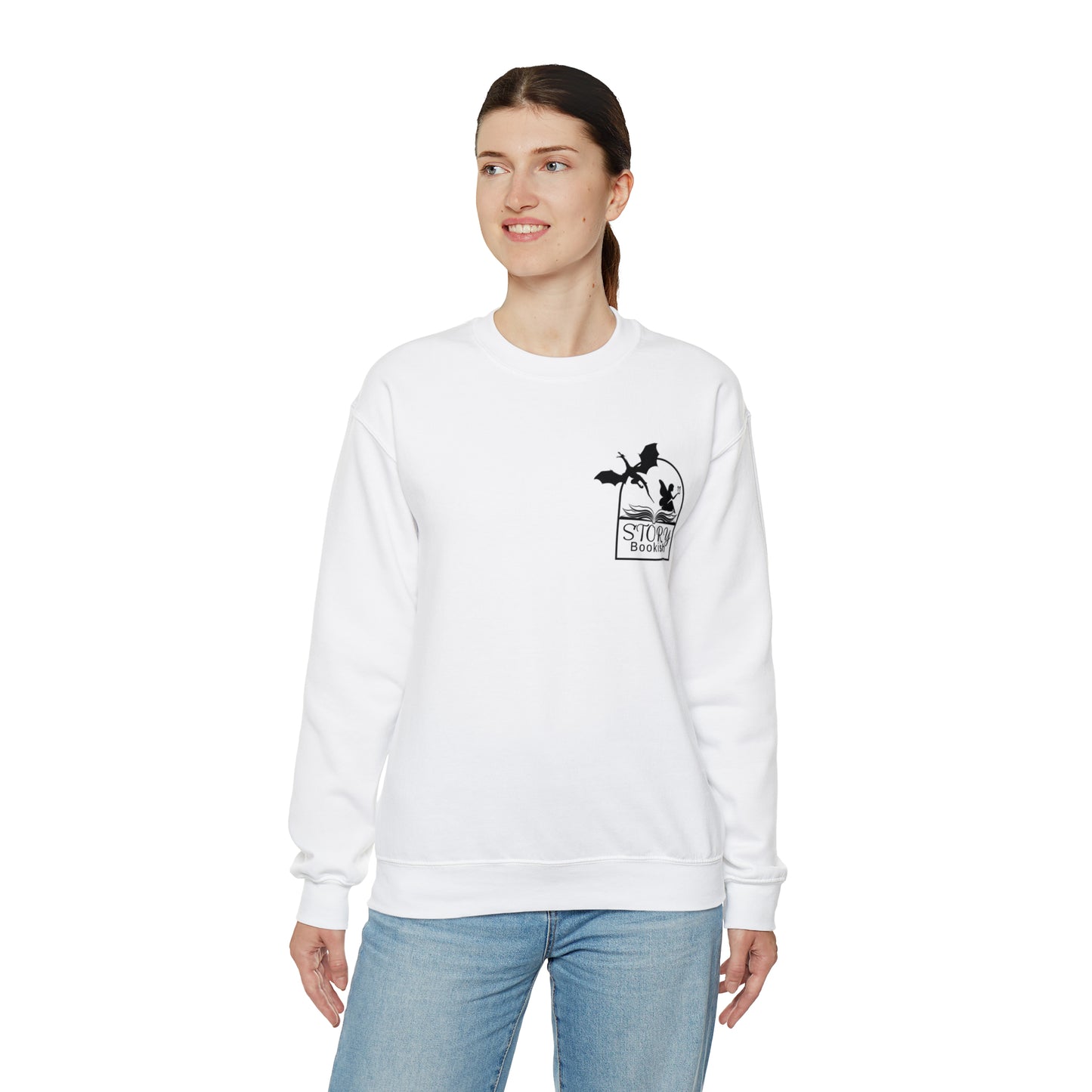 Bookish Moms Build Characters Crewneck Sweatshirt