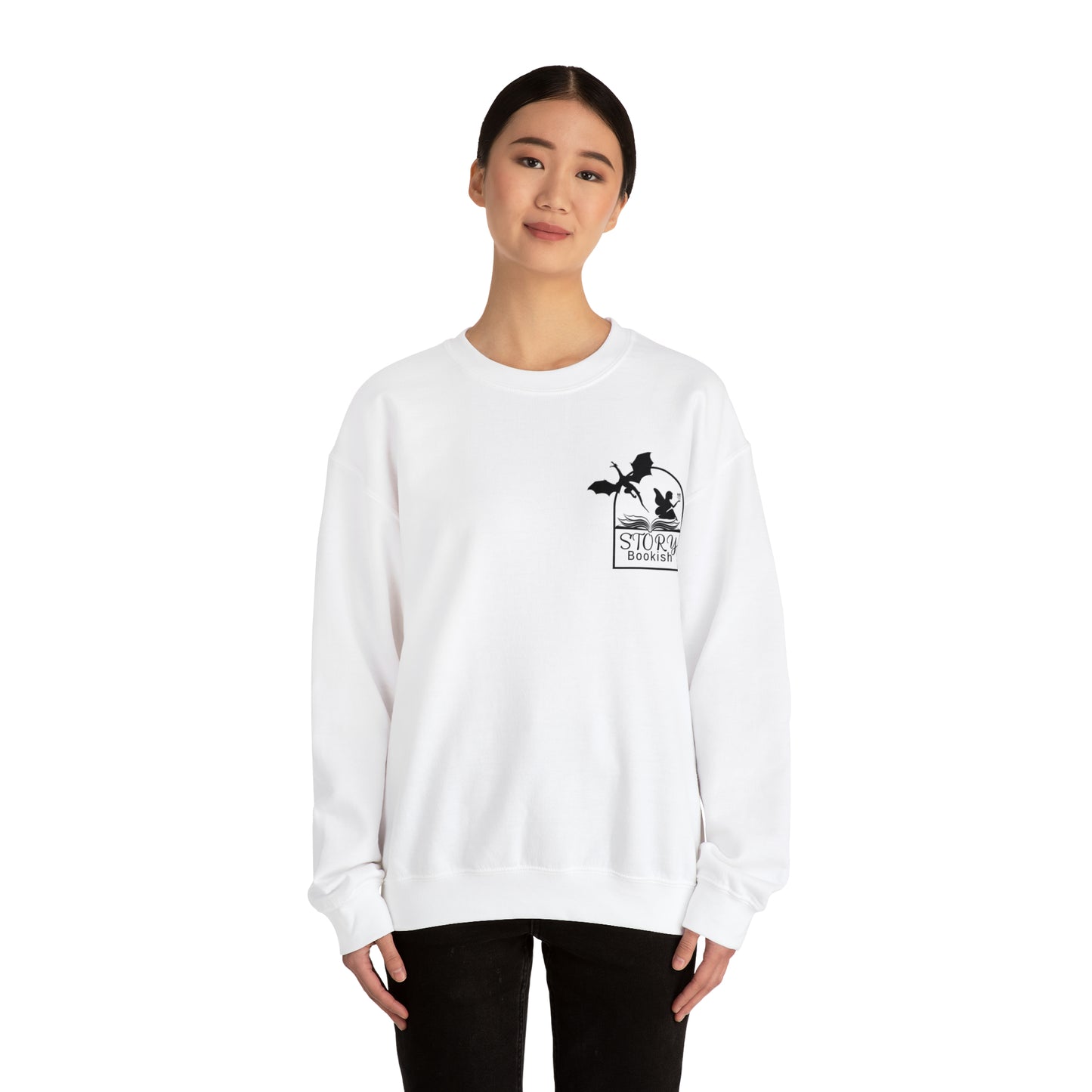 Bookish Moms Build Characters Crewneck Sweatshirt